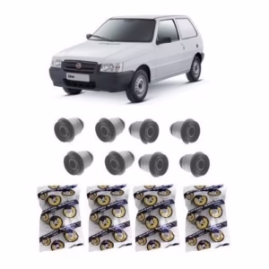 Kit 8 Buchas Balanças Bandejas Traseiras Uno - Original Axios