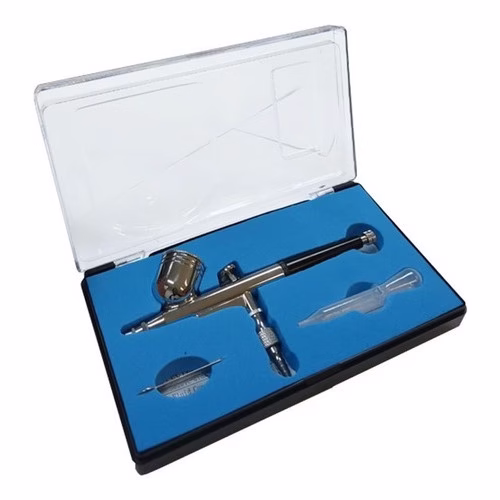 Aerografo Dupla Ação Copo Fixo Bico 0,3mm Confeitaria Wws