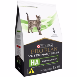 Ração Nestlé Purina Pro Plan para Gatos - Veterinary Diets HA Hydrolyzed 1,5kg