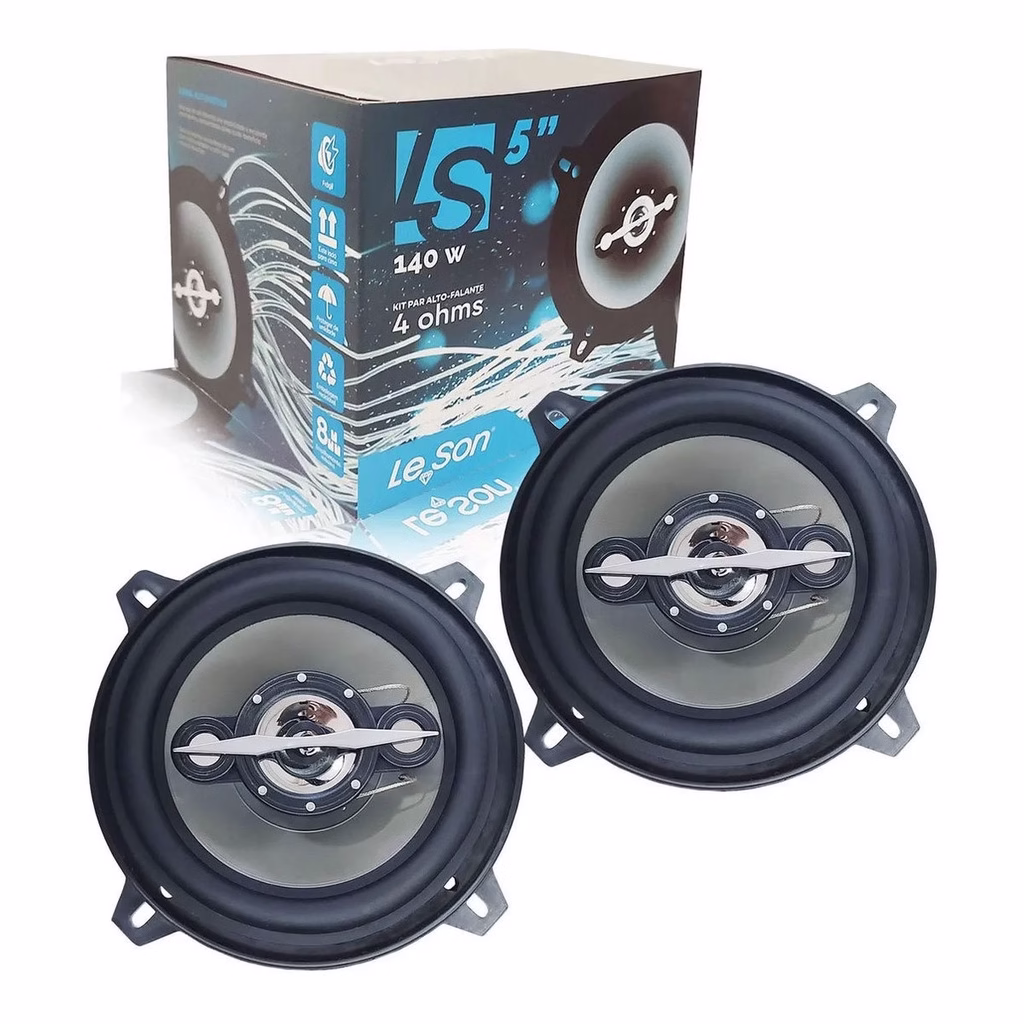 Par De Auto Falantes Leson 5 Polegadas 140w Rms Carro Som - Imagem 2