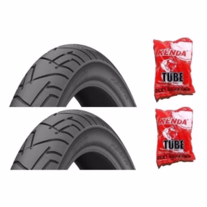 Par De Pneus Levorin Praieiro Com Câmaras Kenda Aro 26