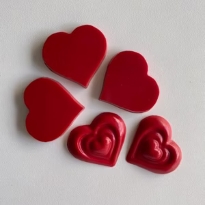 Forma Simples Aplique Corações 9983 em Acetato BWB Para Bombom e Doces de Chocolate e Confeitaria