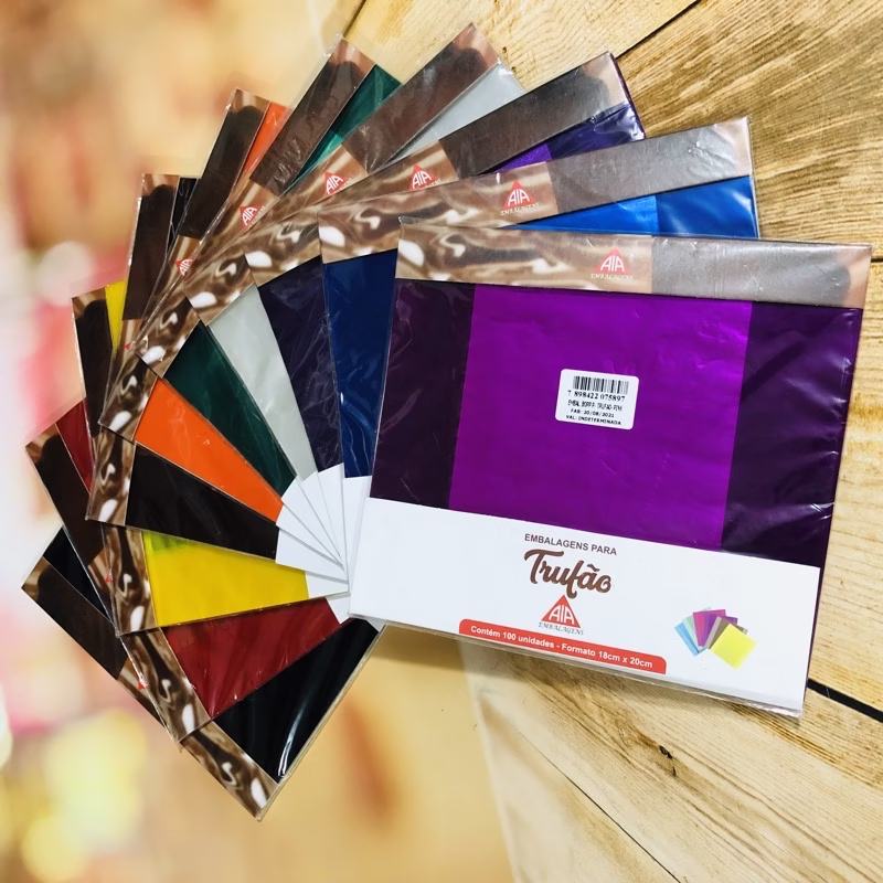 100~400 embalagem trufão, pão de mel, trufa alongada 18x20//