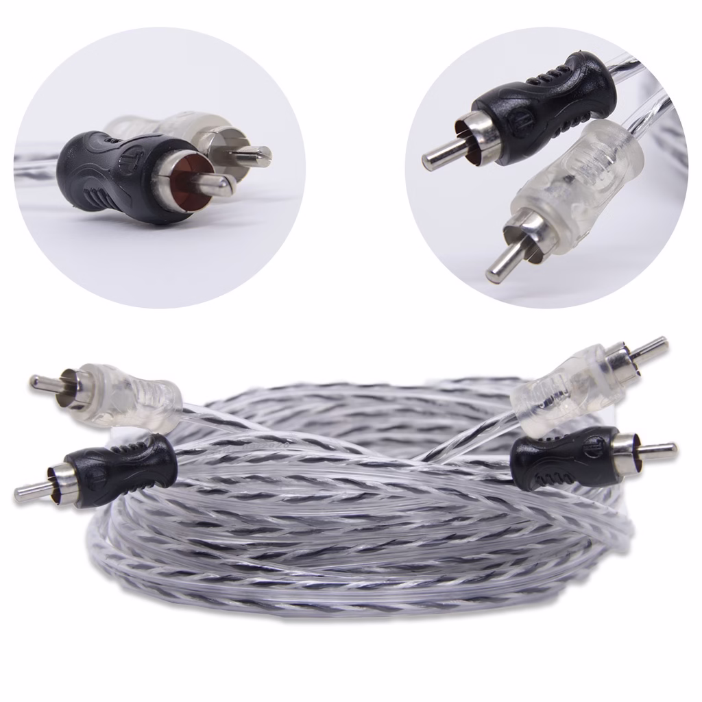 Cabo Rca Svart 5 Metros Plus Metal Injetado P/ Som Automotivo - Imagem 2