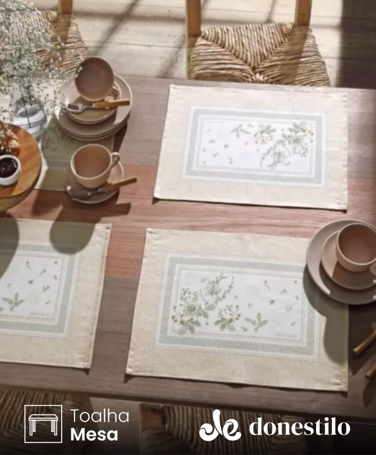 Jogo Americano 4 peças Renova Anita 45X31 cm Döhler