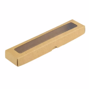 Caixa com Visor S14- 4x19x2cm Kraft 10 unidades - Assk Rizzo
