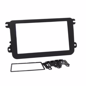 Moldura 2 Din Gol G7, Jetta, Amarok, Novo Fusca, Tiguan 07 A 10 - Preta