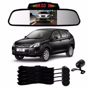 Sensor De Ré + Espelho Camera Ré Jac J3 Preto