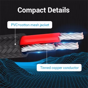 VENTION Cabo de extensão de cabo de áudio P2 Adaptador De Extensão 3.5mm Macho Para Fêmea - Imagem 2