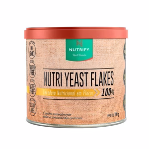 Nutrify - Nutri Yeast Flakes 100g - Levedura Nutricional Rica em Vitaminas e Minerais - Sabor Neutro