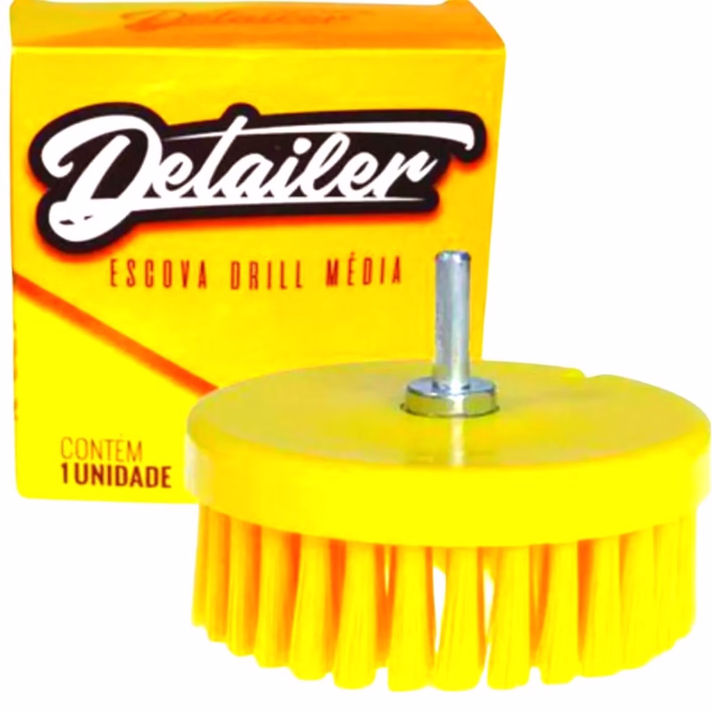 Escova Furadeira Drill Cerdas Média Mandala Detailer