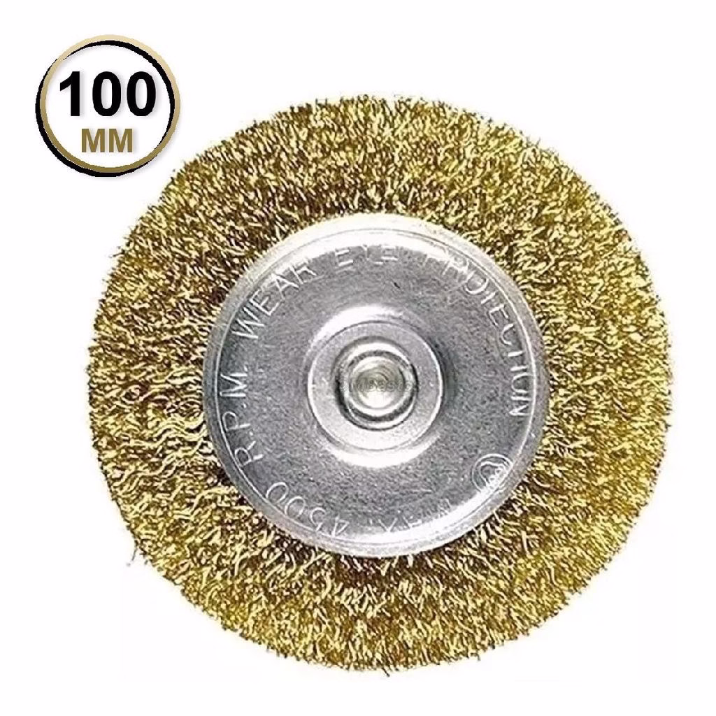 Escova Aco Circular Haste 6x100mm 744509 - Mtx