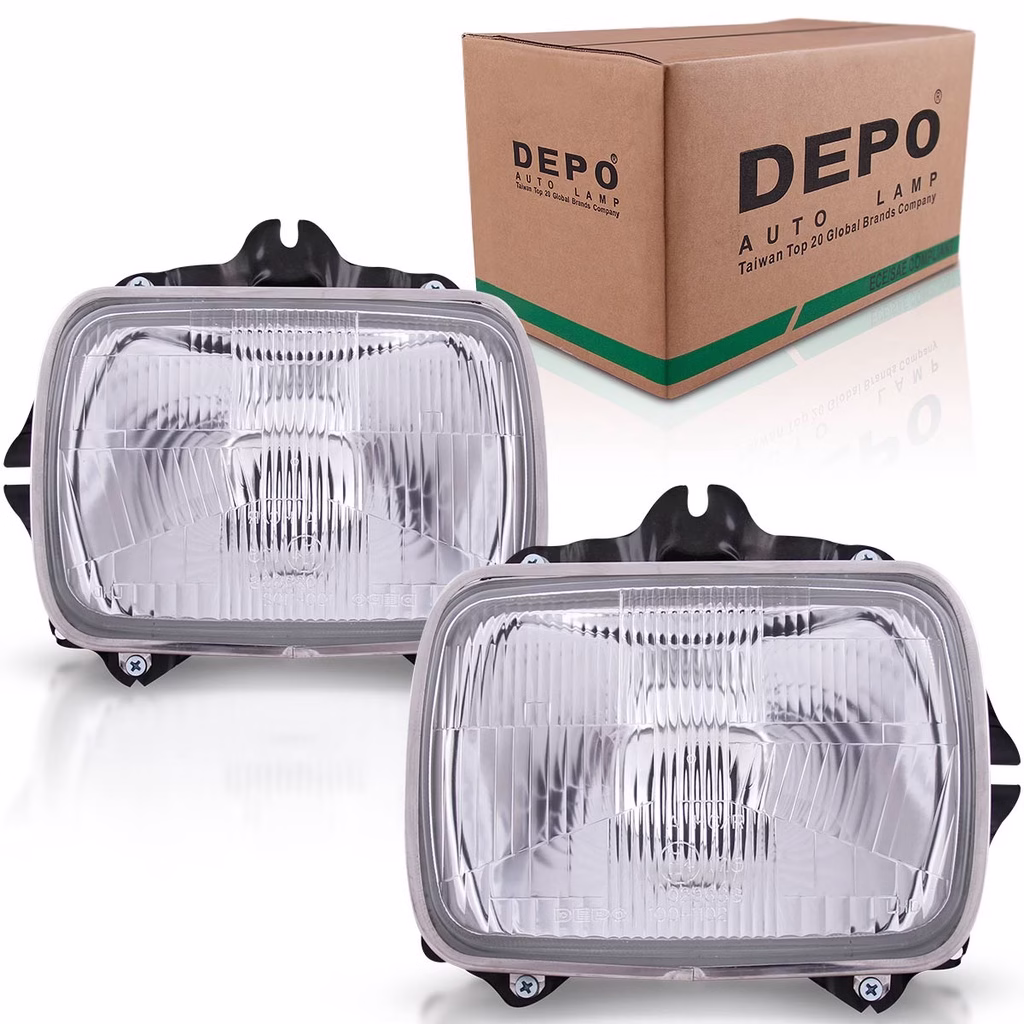 Farol Hilux 4X2 4X4 93 94 95 96 97 98 99 2000 2001 Foco Simples Cromado