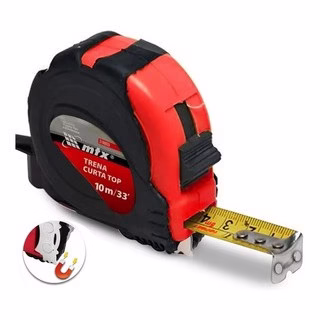Trena Medidor Emborrachada De Bolso Mtx 10 Metros - Imagem 2