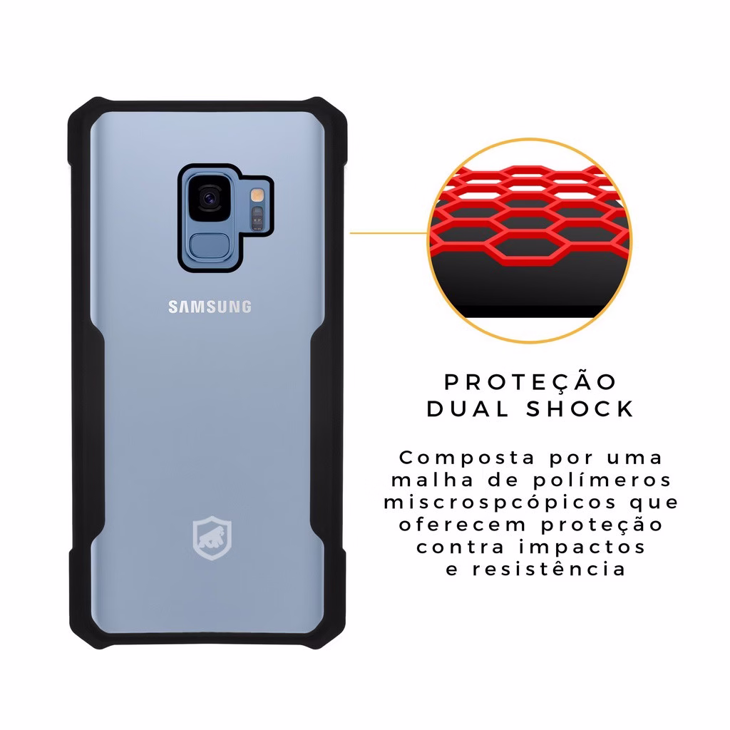 Capa Case Capinha Dual Shock X Gshield para Samsung Galaxy S9 – Proteção Reforçada - Imagem 2