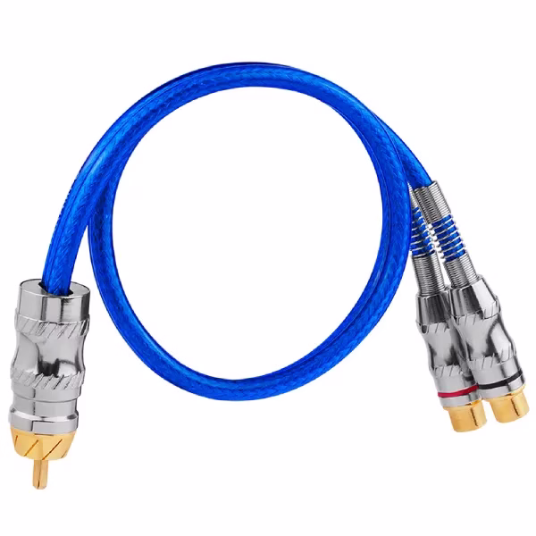 Cabo Y 1 Macho 2 Fêmeas Taramps Blindado Stereo Automotivo -