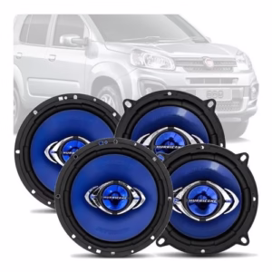 Kit Falante Hurricane Para Portas 6 + 5 Pol Fiat Uno Mille