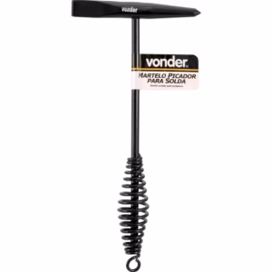 Martelo Picador de Solda 300g com Mola Vonder em Aço Carbono Forjado