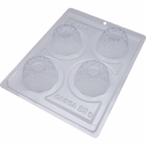 Forma BWB Com Silicone (3 partes) Para Chocolate - Trufa Sublime 90g. Para Trufas, Bombons, Alfajor