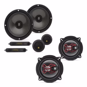 Kit 4 Auto Falante Bravox 2 Vias 6 + 5 Polegadas B3x50x Som