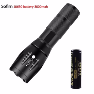 Lanterna Com Zoom Brilhante Com Bateria Sofirn 3000mah Recarregável 18650