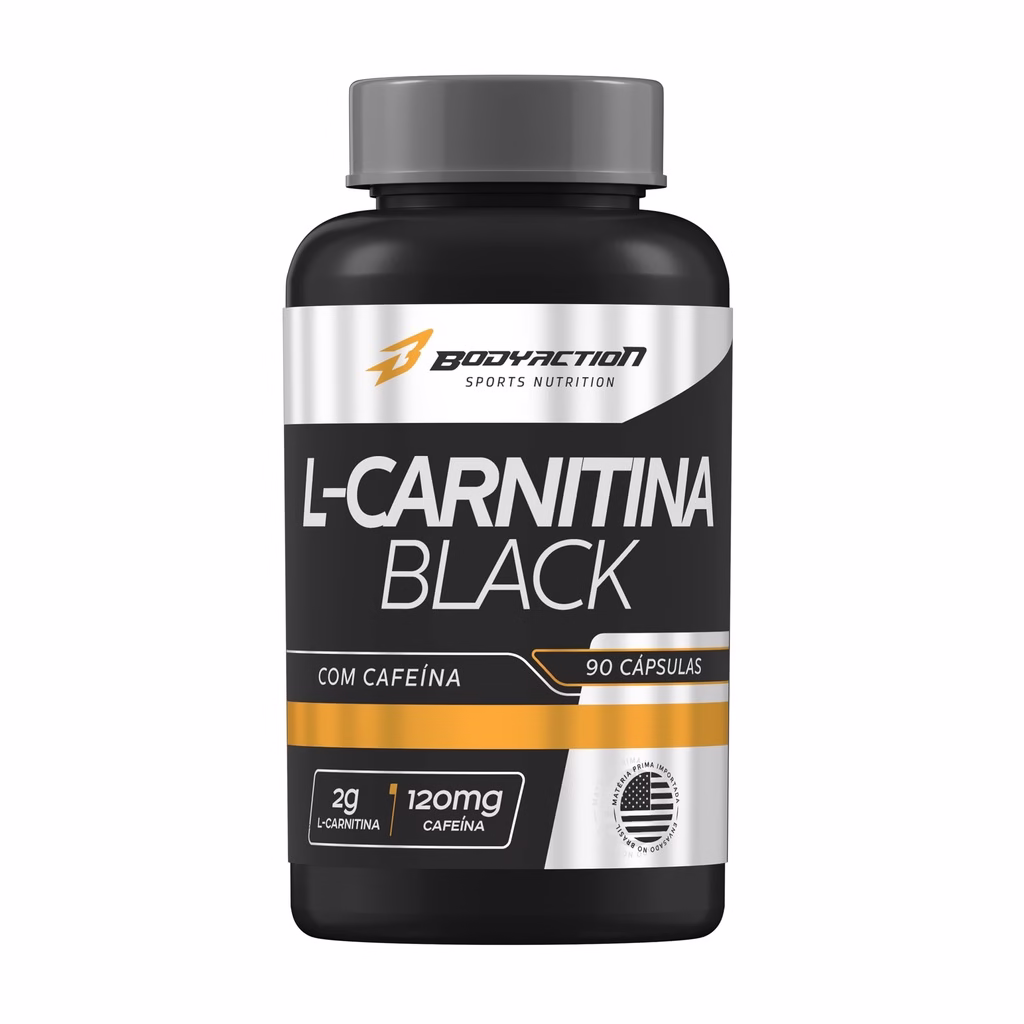 L-Carnitina Black Com Cafeína 120mg - Bodyaction