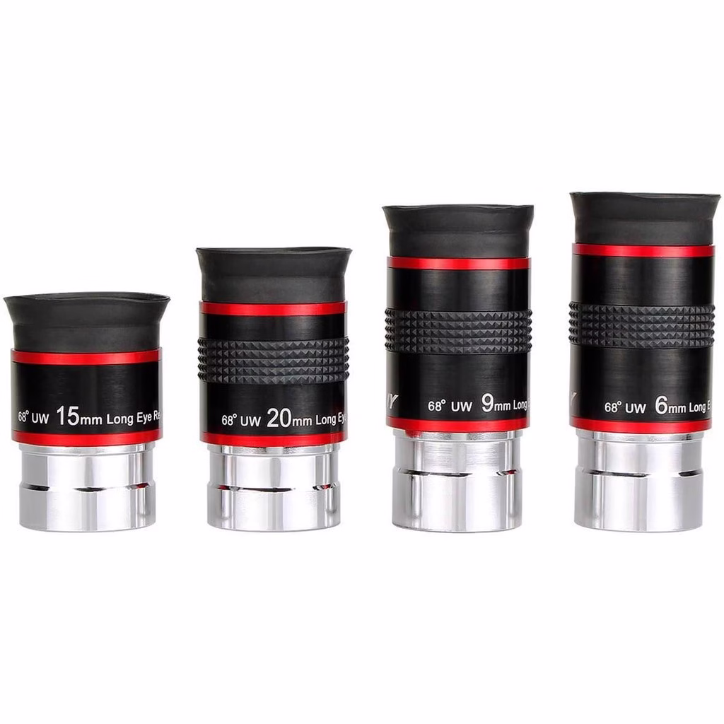 SVBONY Ocular para telescópio astronômica planetária 1,25" 68 graus ultra grande angular para telescópio astronômico revestimento FMC (6 /9/15 mm/mm) - Imagem 2
