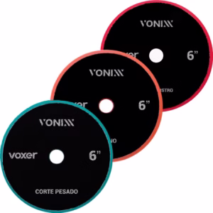 Kit Boina De Espuma 6'' Corte Refino Super Lustro Vonixx Polimento Automotivo