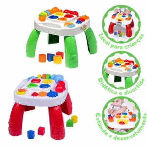 Mesa Didática Infantil Play Time Atividades Pedagógica Educativa Para Crianças Cotiplas