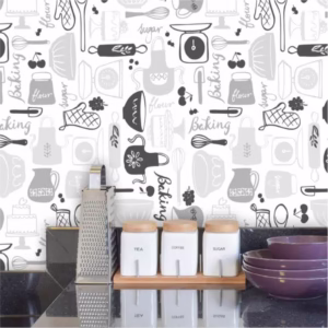 PAPEL DE PAREDE COZINHA UTENSÍLIOS