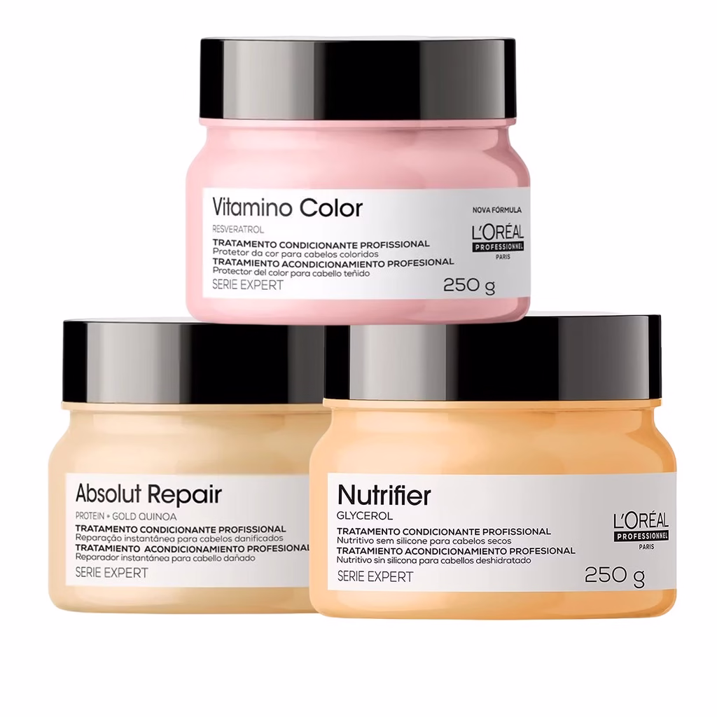 Kit Cronograma Capilar Colorido de Expert em Casa - L'Oréal