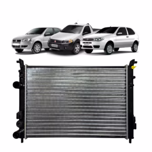 Radiador Palio Siena Idea Strada Motor Fire 2000 2001 2002 2003 2004 2005 2006 2007 2008 2009 a 2010 Com Ou Sem Ar
