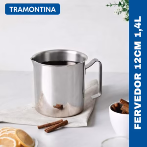 Caneca Leiteira Fervedor Aço Inox Tramontina Indução 1,4 Litros