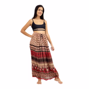 Saia Longa Indiana Maia Estampada Hippie Cigana Varias Cores