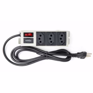 Filtro de Linha Power Line 10A 1M 3 Tomadas Bivolt 2P+T Multicraft