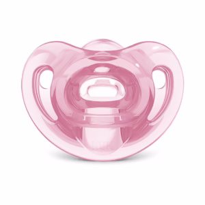 Kit 2 Chupetas Sensitive Soft 100% Silicone Rosa/Roxo - NUK