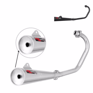 Escapamento Escape Descarga Titan 150 ESD 2009 - 2013 ML Competition Curto Super Adventure