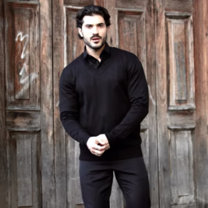 Suéter / Blusão Liso Masculino Gola V