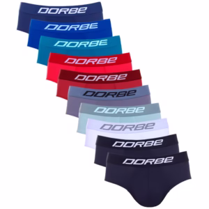Kit 10 Cuecas Slip Microfibra Dorbe Original Masculina Classica Cueca Tradicional Clássica Cavada