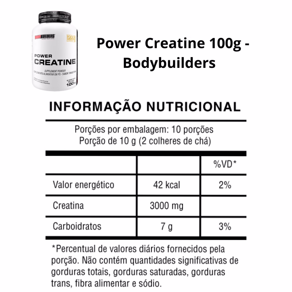 Kit 2x Whey Protein Giant Whey 900g + 2x Power Creatina 100g + 2x BCAA 4,5 100g - Bodybuilders - Imagem 2
