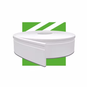 Rodapé Moldura Flexível EVA Autocolante 10cm -  c/passa fio