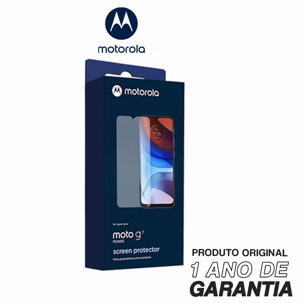 Película De Vidro Moto E7 Power Motorola Original Antibacteriana