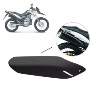 Protetor De Escapamento Escape Cano Moto Honda Xre 300 2010 2011 2012 Pro Tork Preto Fosco Prata