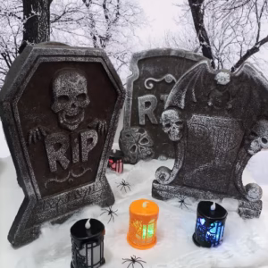 Enfeite De Halloween Plástico Isopor Catacumba Para Festas Decoração Decorativo Festas Dia Das Bruxa