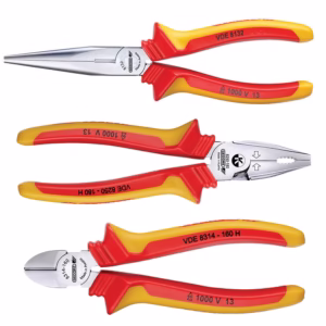 Jogo 3 Alicates Gedore Universal, Corte Diagonal e Telefone  VDE S 8003 H