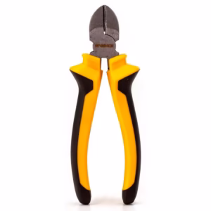 Alicate De Corte Diagonal Meia Cana 6Pol. Corta Fios Eletricista Cabo Emborrachado Resistente