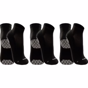 Kit 3 Pares Meias Lupo Original Antiderrapante Pilates Crossfit Yoga Masculino Feminina Hidroginástica