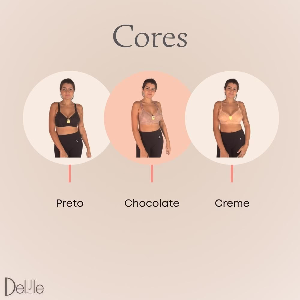 2 Sutiãs De Sustentação Reforçado Com Detalhe Em Renda Sem Arco E Sem Bojo Princesa Catarina - Imagem 2