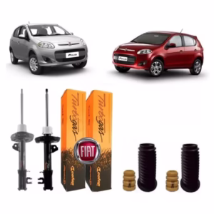 Par Amortecedor Dianteiro Cofap Novo Palio Atractive 2011 2012 2013 + Kit