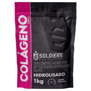 Colágeno Tipo 1 Hidrolisado 1kg 100% Puro Importado Soldiers Nutrition Beleza Pele Unhas Cabelos